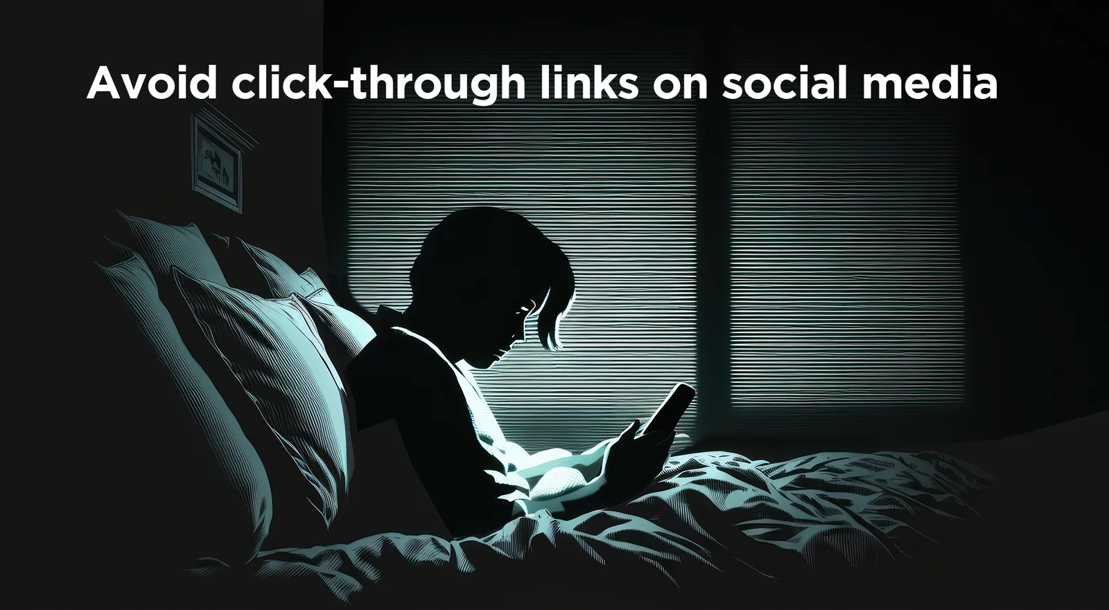 Avoid Click through links graphic