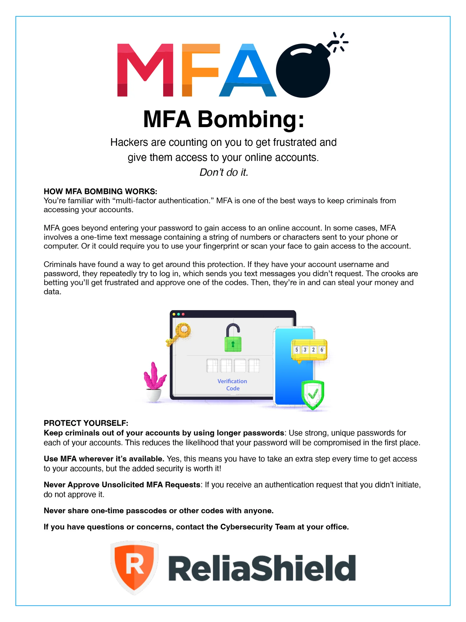 ReliaShield MFA Bombing