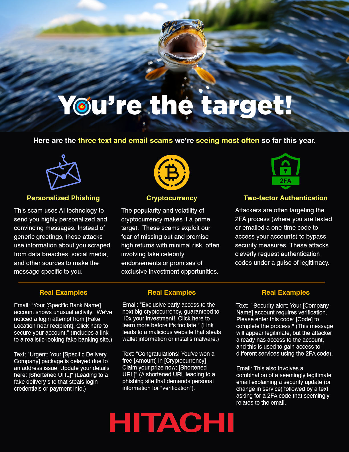 Hitachi you're the target