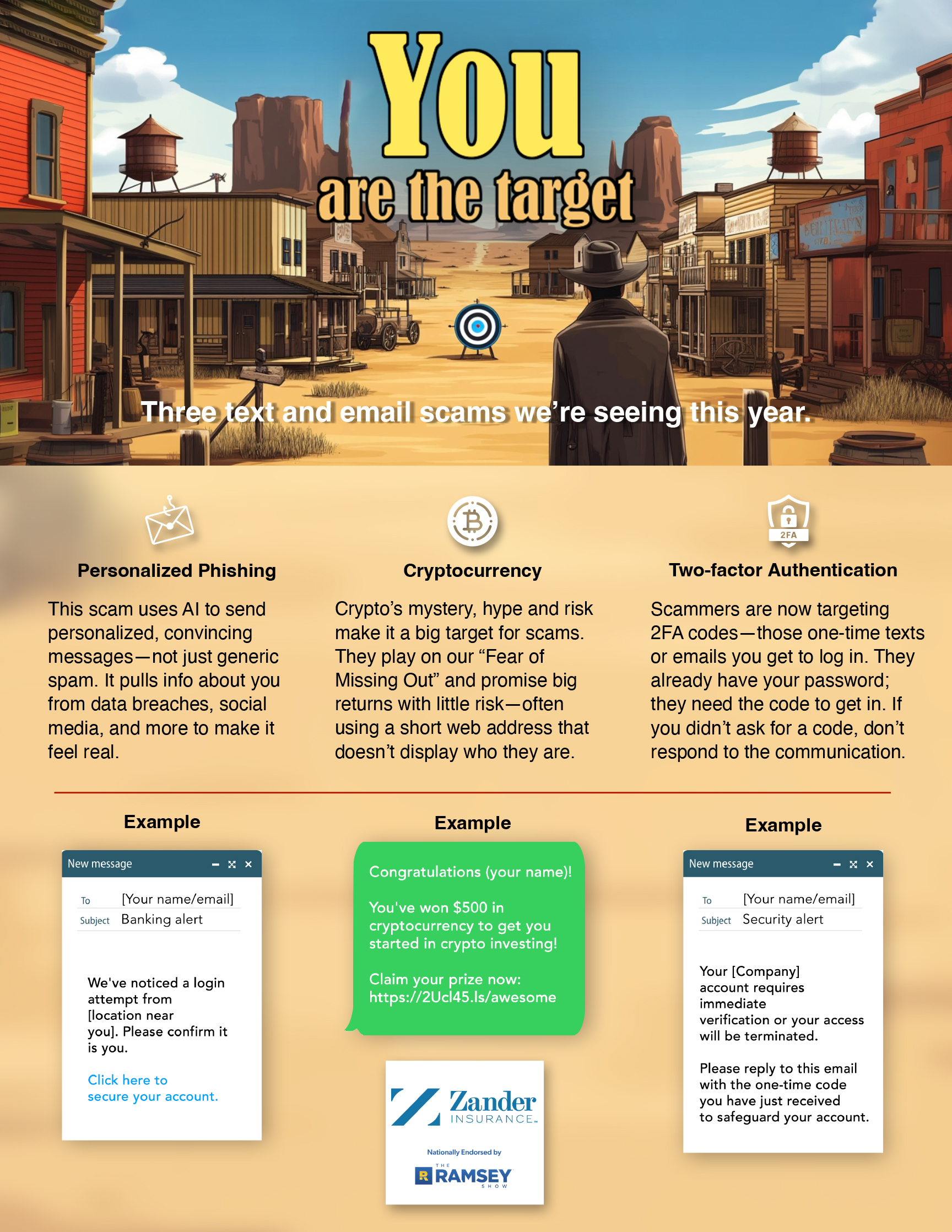 Zander you're the target