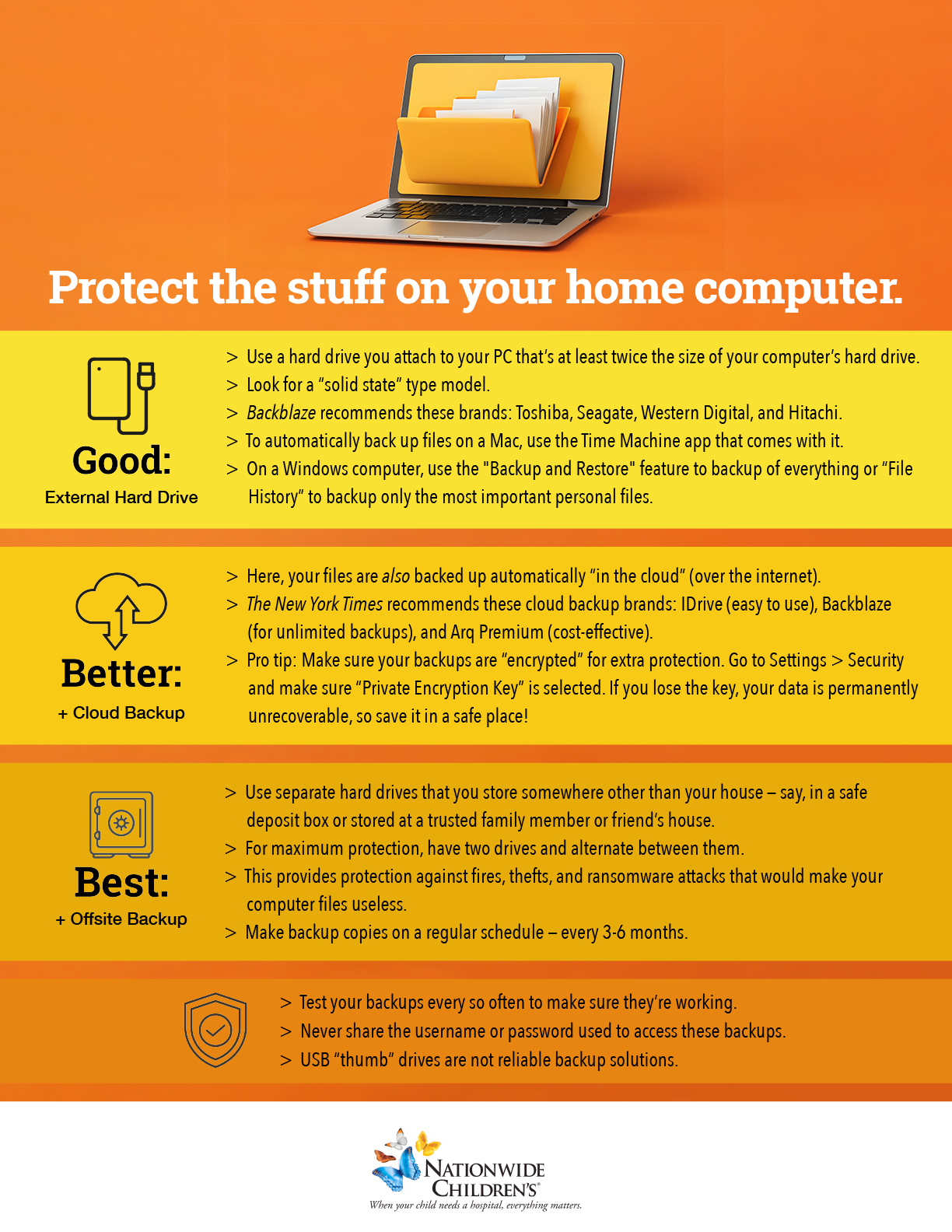 Nch back up your computer files