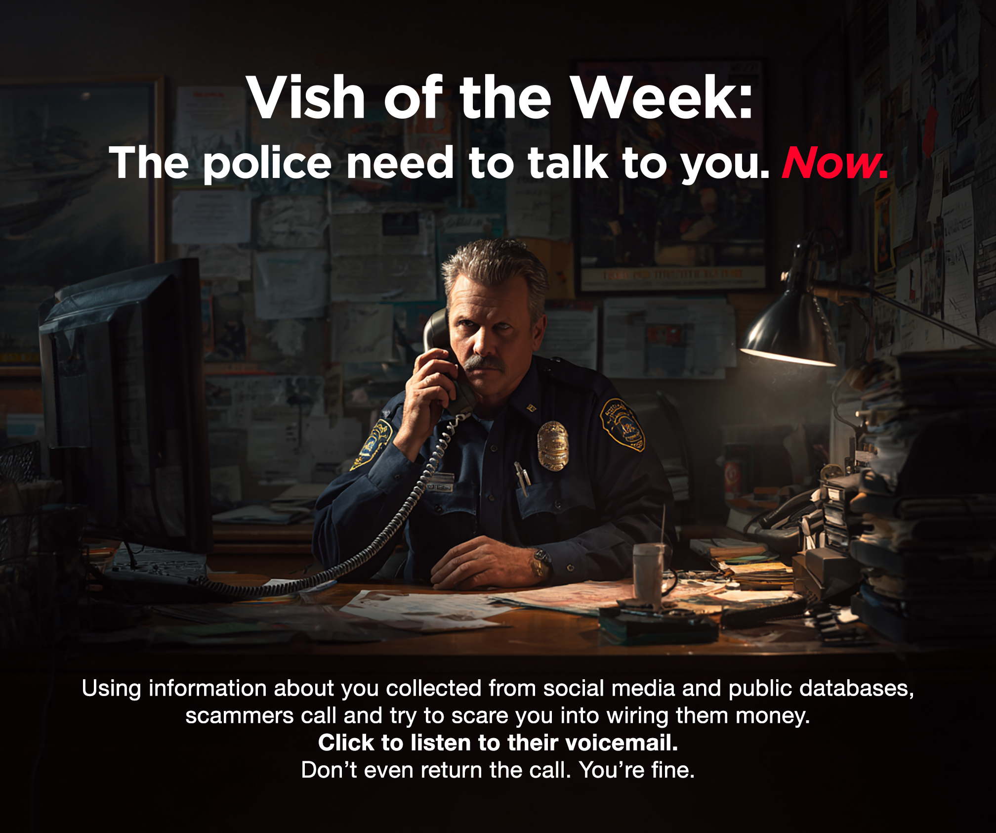 Vish of the week police call