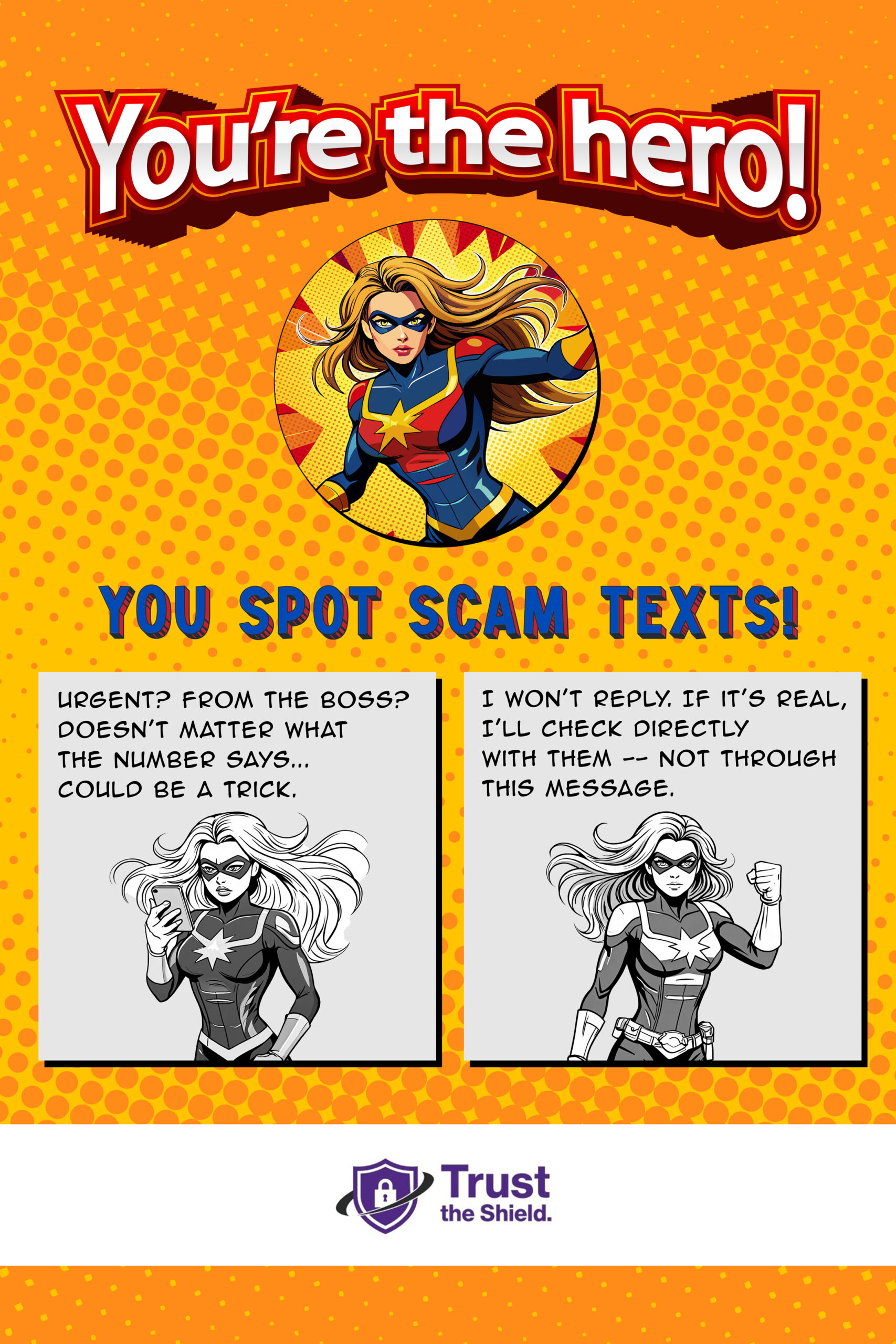 Healthequity poster 4 scam texts