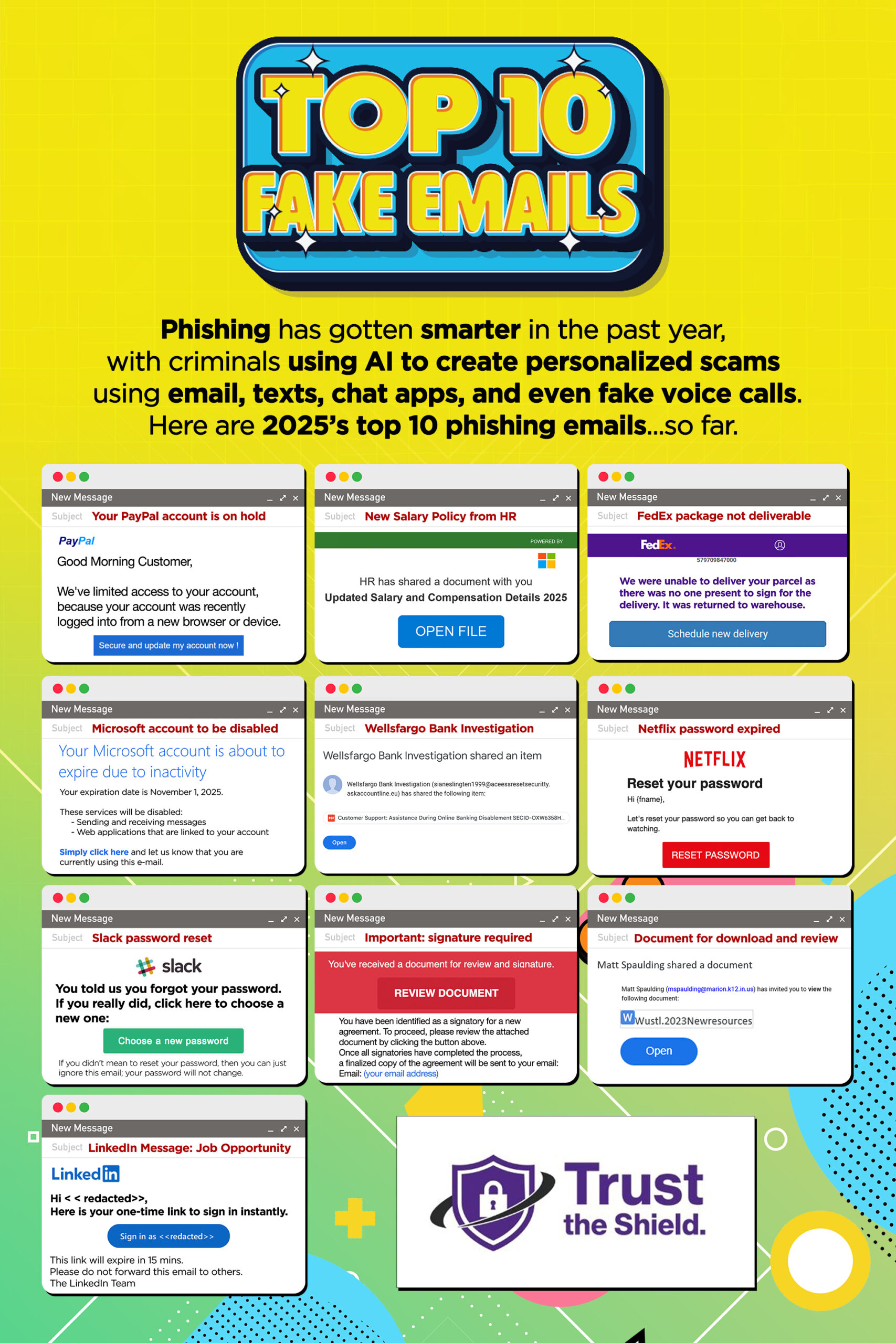 Healthequity top 10 fake emails