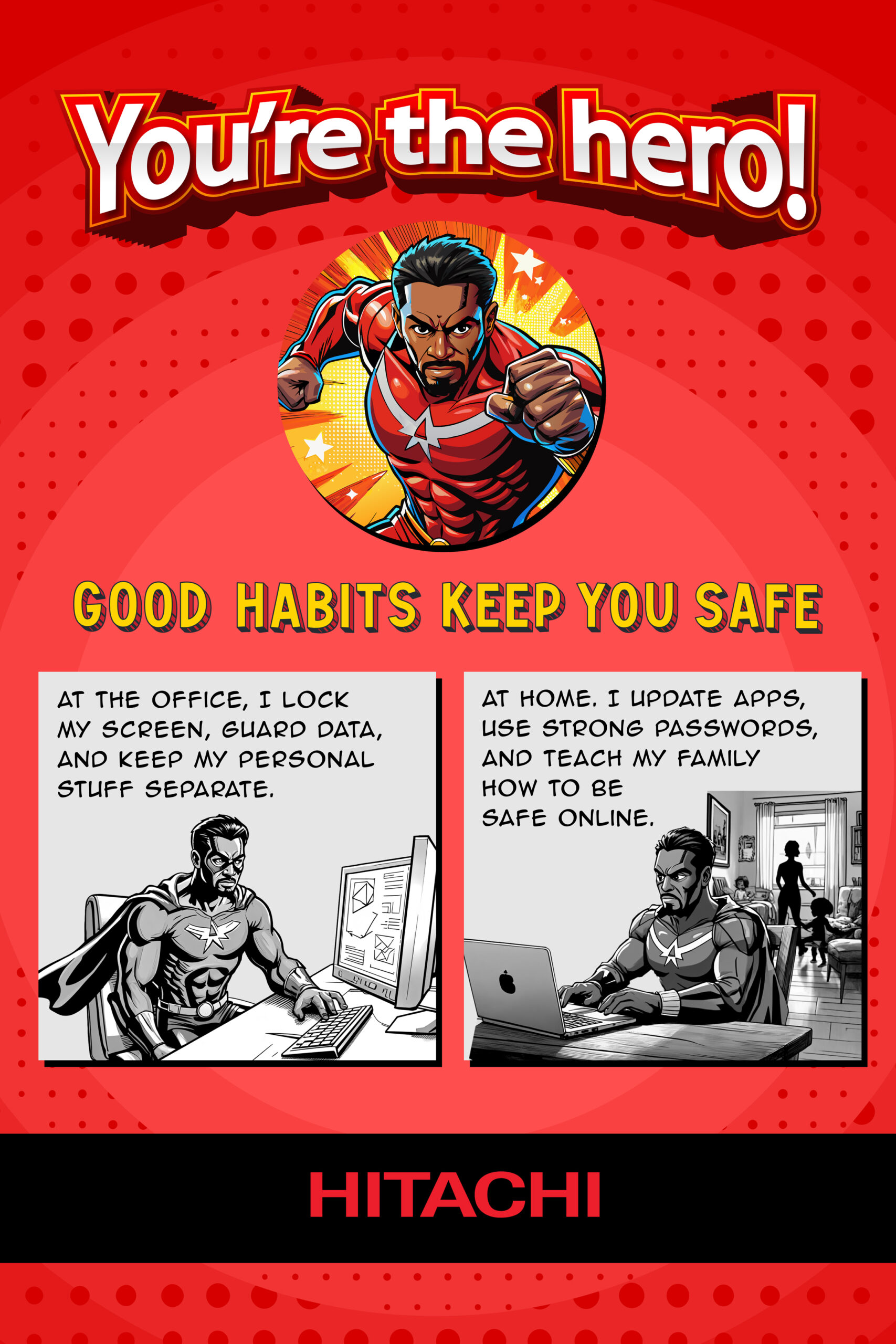 Hitachi poster 2 cyber habits