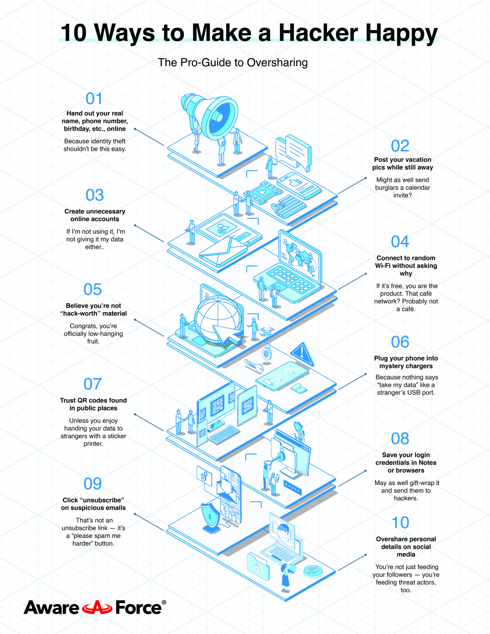 10 ways to make a hacker happy