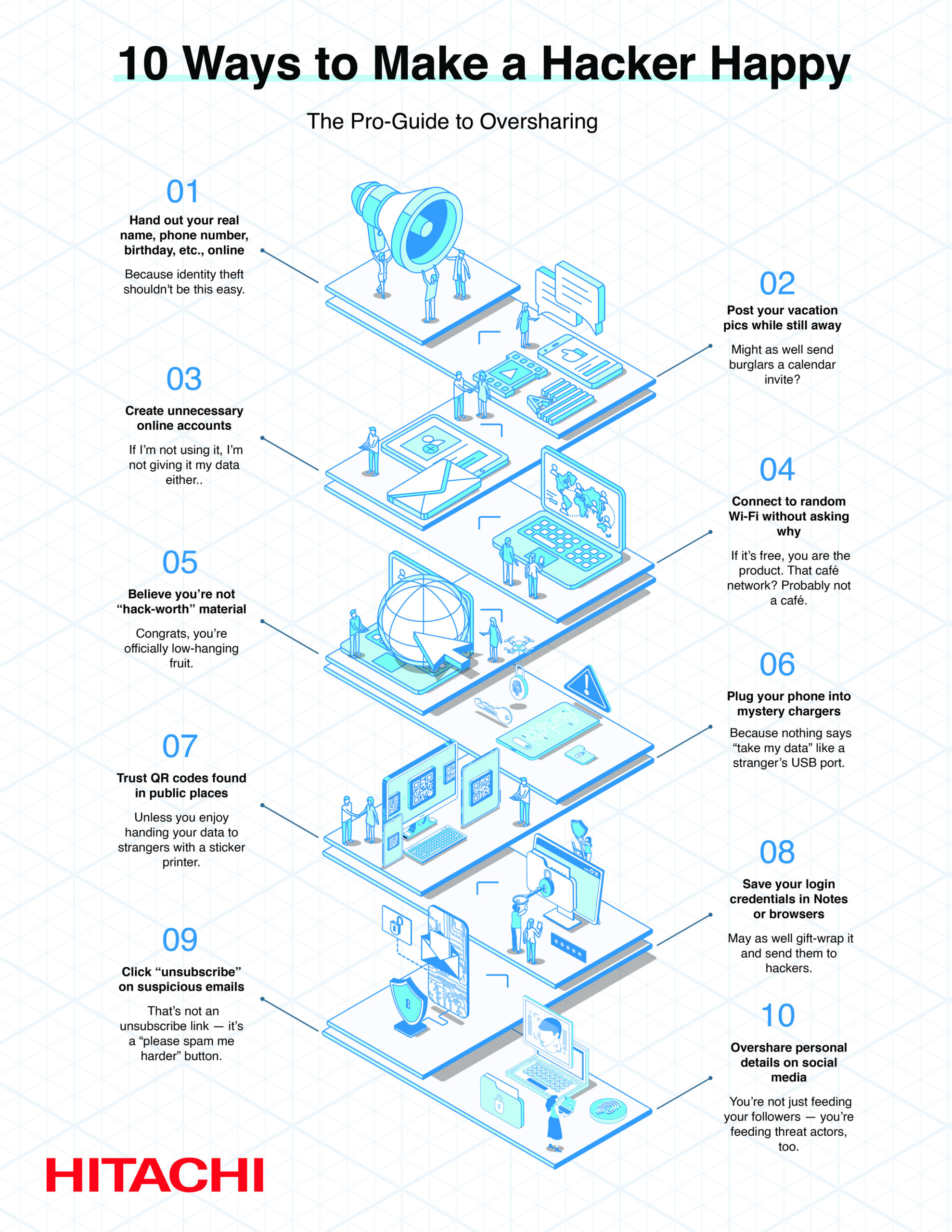 10 ways to make a hacker happy