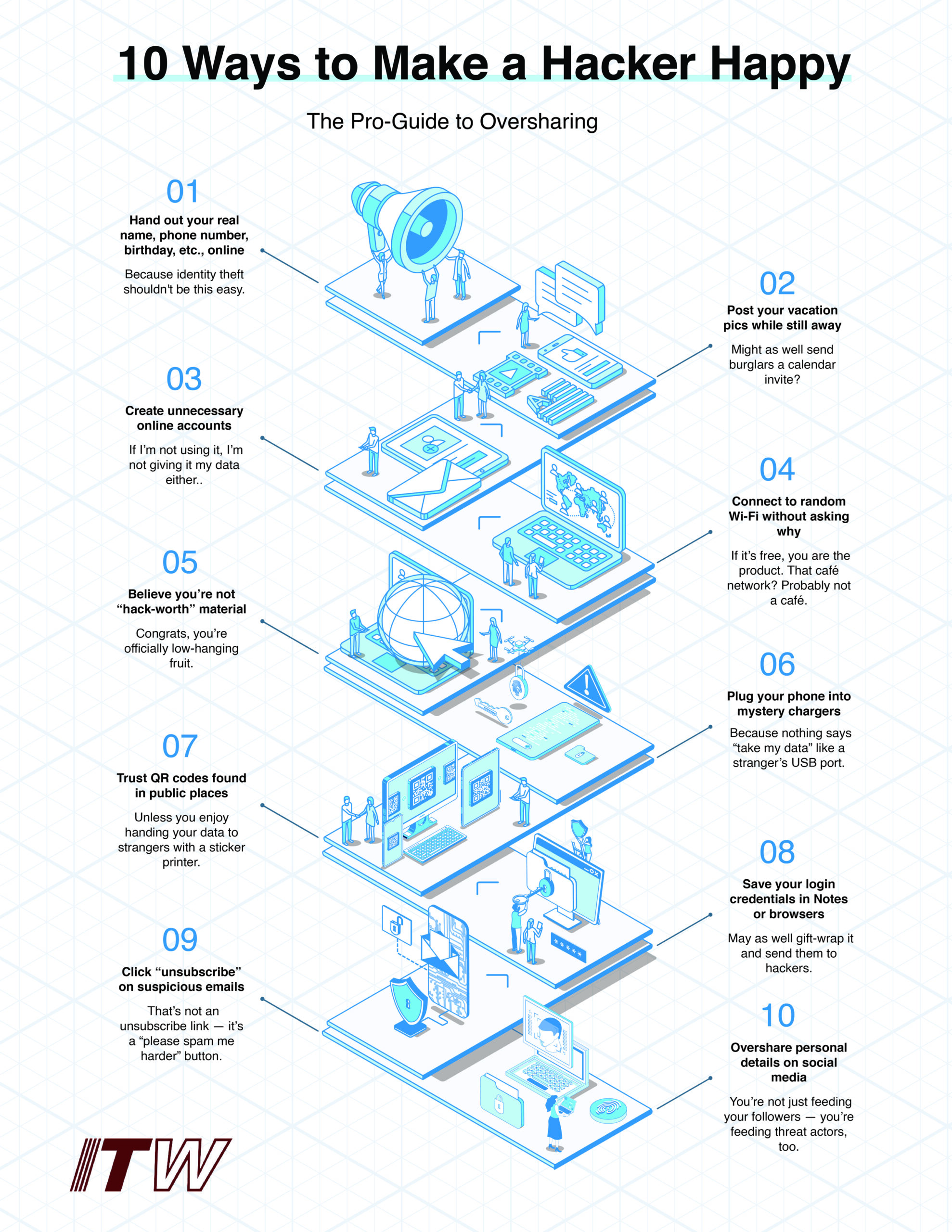 10 ways to make a hacker happy