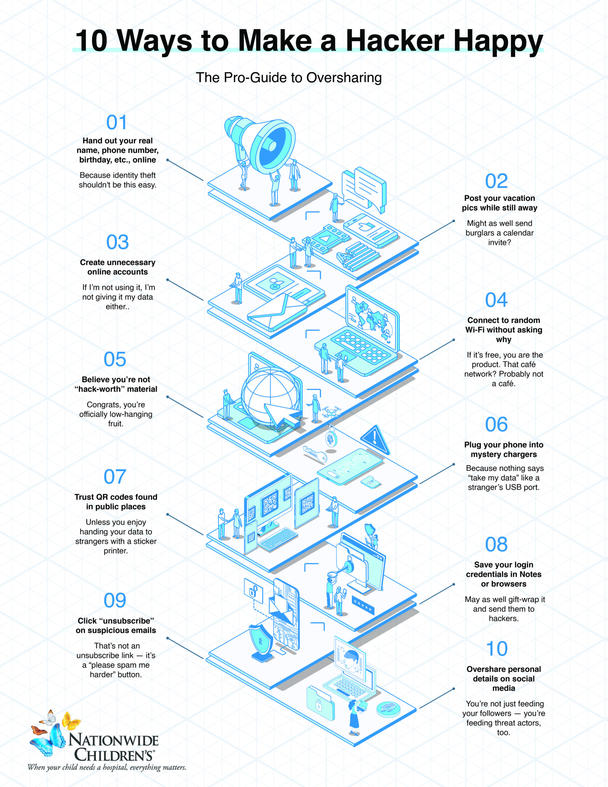 10 ways to make a hacker happy
