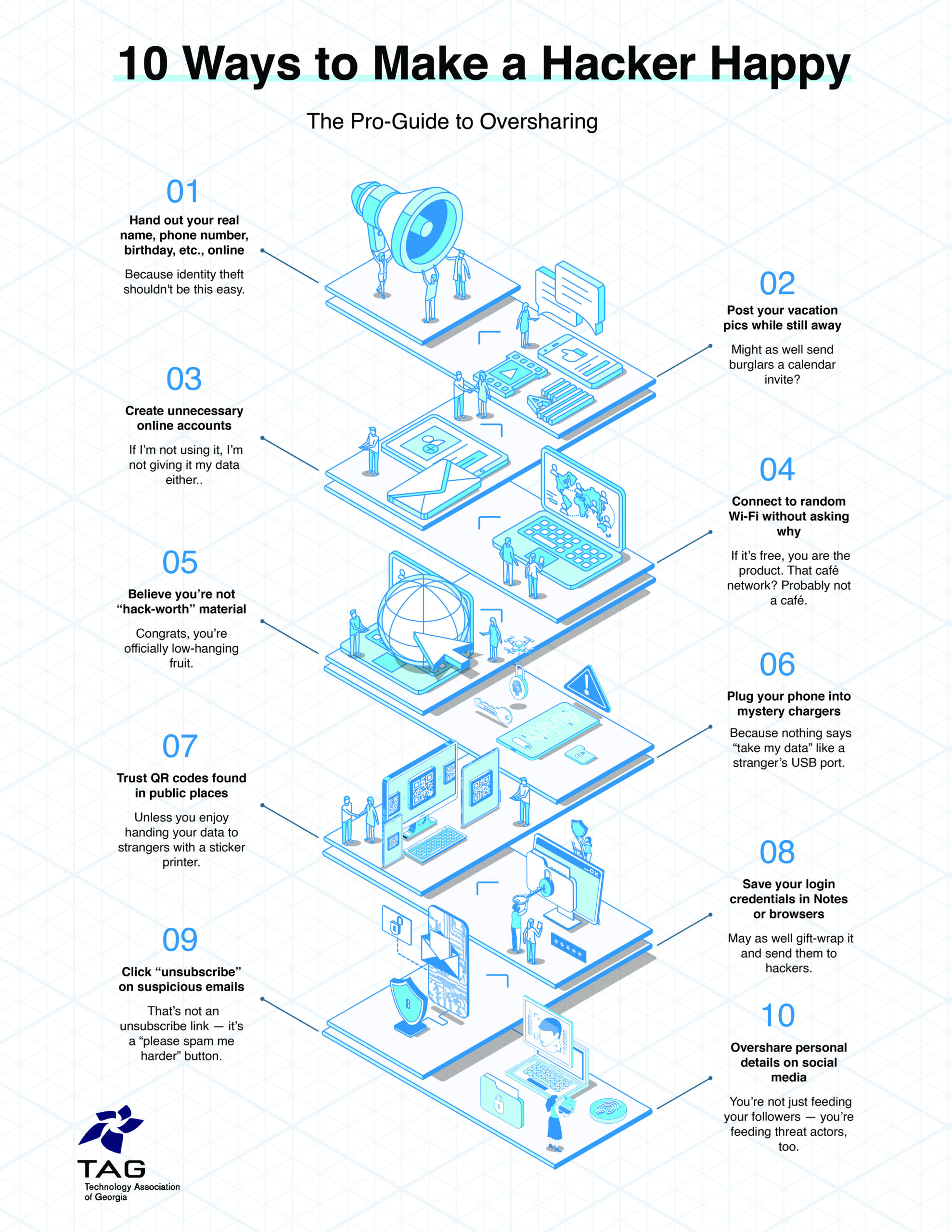 10 ways to make a hacker happy