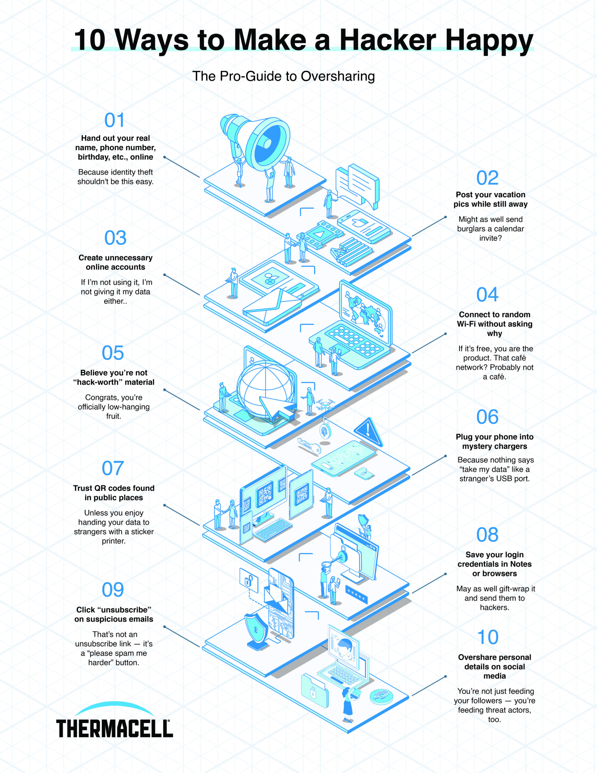 10 ways to make a hacker happy