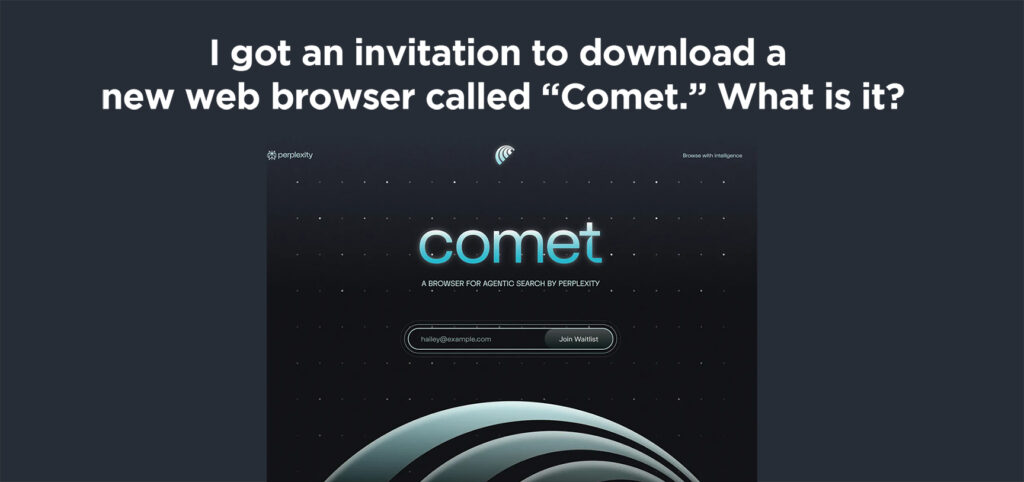 Comet web browser b