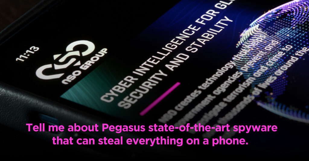 Pegasus spyware qa