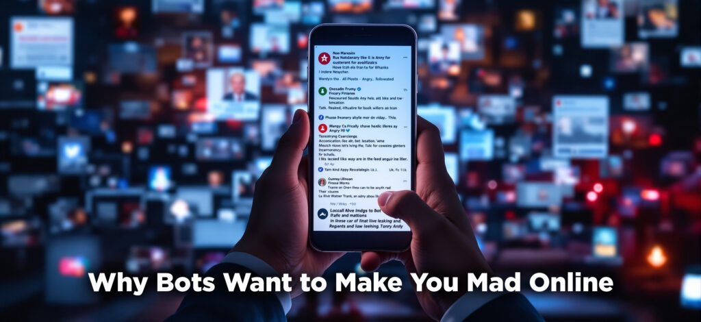Why bots want to make you mad online