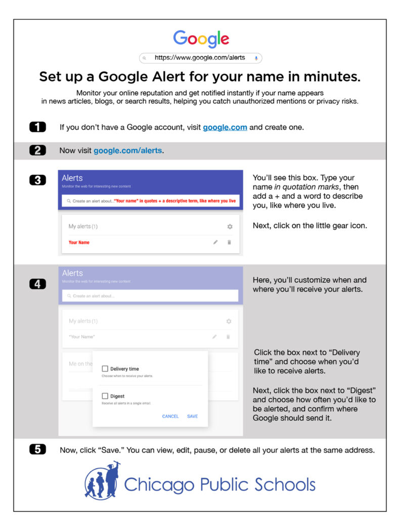 CPS | Google Alert for Your Name
