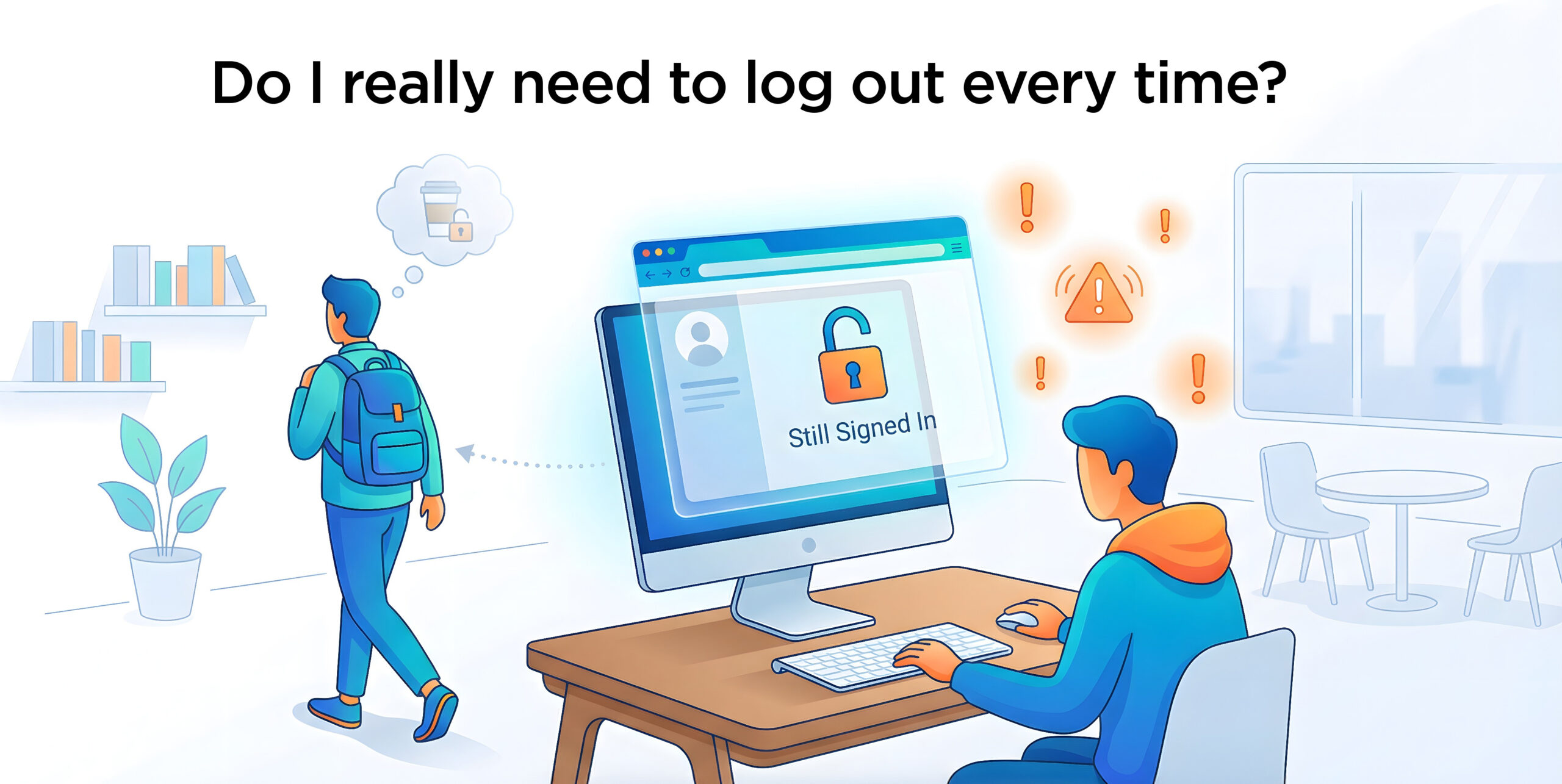 Log out every time edit